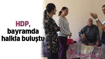 HDP, BAYRAMDA HALKLA BULUŞTU