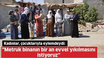 KADINLAR, &Ccedil;OCUKLARIYLA EYLEMDEYDİ: