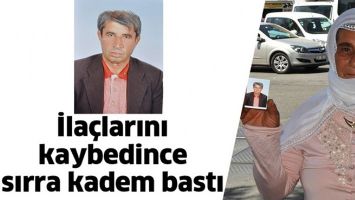 İLA&Ccedil;LARINI KAYBEDİNCE SIRRA KADEM BASTI