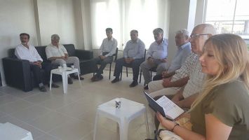 REFERANDUM HEYETİNİN TEMASLARI S&Uuml;R&Uuml;YOR