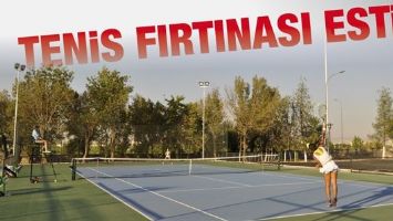 BATMAN&rsquo;DA TENİS FIRTINASI ESTİ