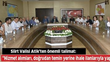 &ldquo;HİZMET ALIMLARI, DOĞRUDAN TEMİN YERİNE İHALE İLANLARIYLA YAPILSIN&rdquo;