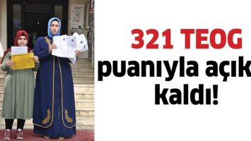 321 TEOG PUANIYLA A&Ccedil;IKTA KALDI!