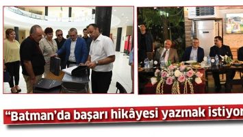 &ldquo;BATMAN&rsquo;DA BAŞARI HİK&Acirc;YESİ YAZMAK İSTİYORUZ&rdquo;