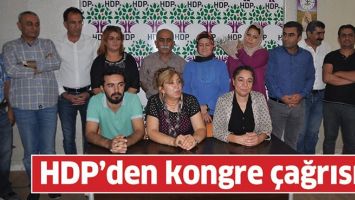 HDP&rsquo;DEN KONGRE &Ccedil;AĞRISI