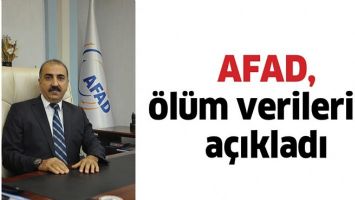 AFAD, &Ouml;L&Uuml;M VERİLERİNİ A&Ccedil;IKLADI