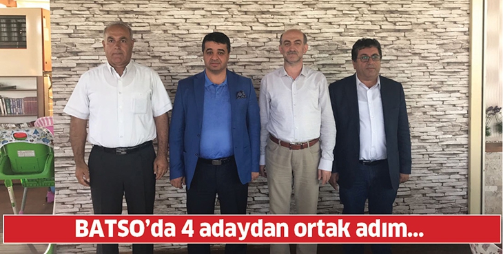 BATSO&rsquo;DA 4 ADAYDAN ORTAK ADIM&hellip;