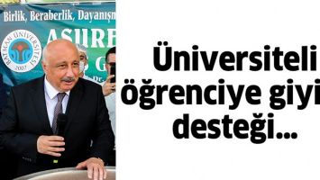 &Uuml;NİVERSİTELİ &Ouml;ĞRENCİYE GİYİM DESTEĞİ&hellip;