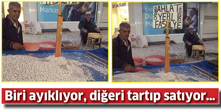 BİRİ AYIKLIYOR, DİĞERİ TARTIP SATIYOR&hellip;