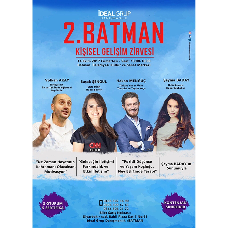 BATMAN, HAFTA SONU ZİRVE&rsquo;DE&hellip;