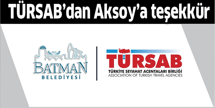 T&Uuml;RSAB&rsquo;DAN AKSOY&rsquo;A TEŞEKK&Uuml;R