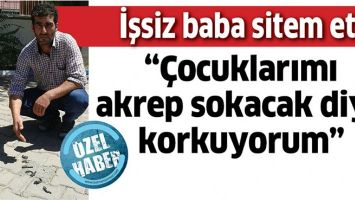 İŞSİZ BABA SİTEM ETTİ: