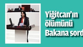YİĞİTCAN&rsquo;IN &Ouml;L&Uuml;M&Uuml;N&Uuml; BAKANA SORDU