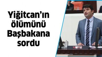 YİĞİTCAN&rsquo;IN &Ouml;L&Uuml;M&Uuml;N&Uuml; BAŞBAKANA SORDU