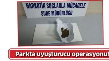 PARKTA UYUŞTURUCU OPERASYONU!
