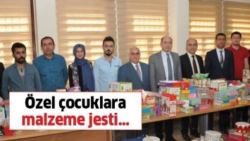 &Ouml;ZEL &Ccedil;OCUKLARA MALZEME JESTİ&hellip;