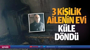 3 kişilik ailenin evi k&uuml;le d&ouml;nd&uuml;
