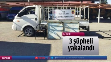3 ş&uuml;pheli yakalandı