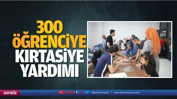 300 &Ouml;ğrenciye Kırtasiye Yardımı