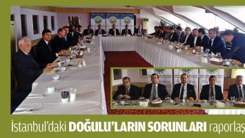 İSTANBUL&rsquo;DAKİ DOĞULU&rsquo;LARIN SORUNLARI RAPORLAŞIYOR