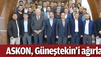 ASKON, G&Uuml;NEŞTEKİN&rsquo;İ AĞIRLADI