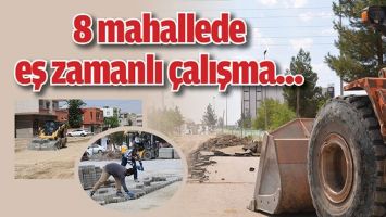 8 MAHALLEDE EŞ ZAMANLI &Ccedil;ALIŞMA...