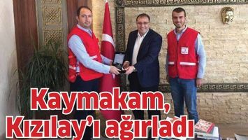 KAYMAKAM, KIZILAY&rsquo;I AĞIRLADI