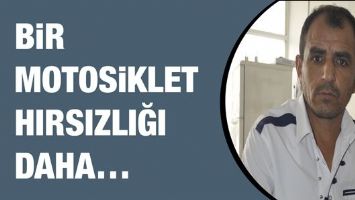 BİR MOTOSİKLET HIRSIZLIĞI DAHA&hellip;