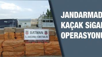 JANDARMADAN KA&Ccedil;AK SİGARA OPERASYONU!