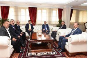 PALAND&Ouml;KEN, VALİ&rsquo;Yİ ZİYARET ETTİ