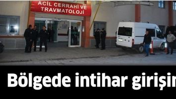 B&Ouml;LGEDE İNTİHAR GİRİŞİMİ