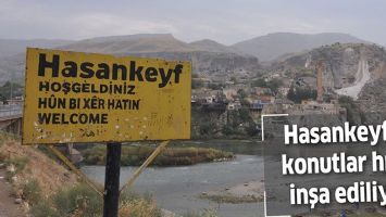 HASANKEYF&rsquo;TE KONUTLAR HIZLA İNŞA EDİLİYOR