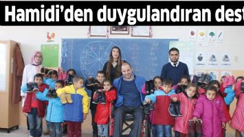 HAMİDİ&rsquo;DEN DUYGULANDIRAN DESTEK
