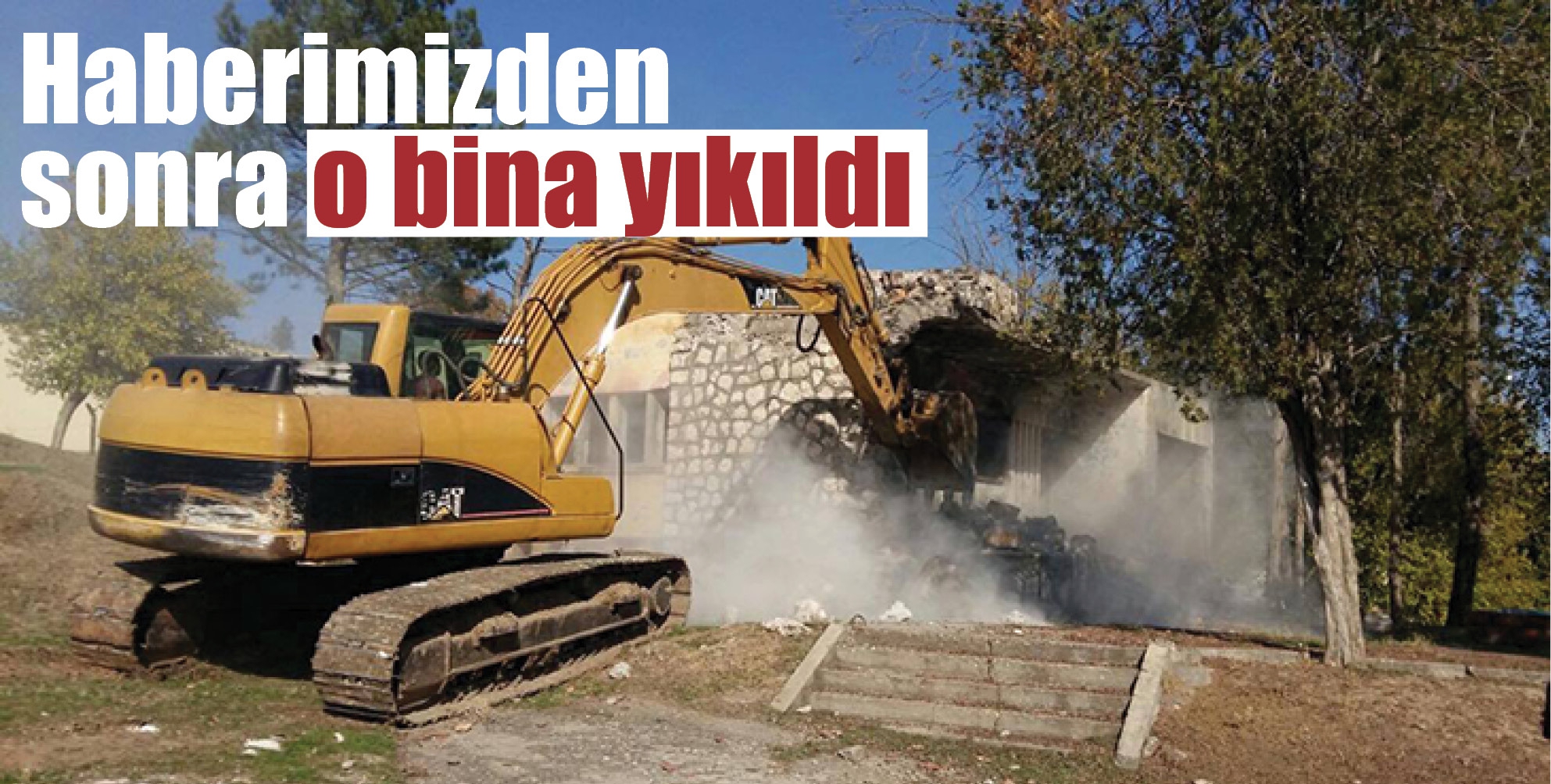 HABERİMİZDEN SONRA O BİNA YIKILDI