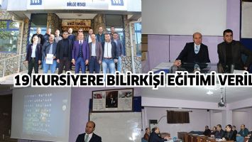 19 KURSİYERE BİLİRKİŞİ EĞİTİMİ VERİLDİ