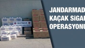 JANDARMADAN KA&Ccedil;AK SİGARA OPERASYONU!