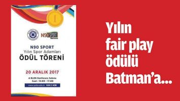 YILIN FAİR PLAY &Ouml;D&Uuml;L&Uuml; BATMAN&rsquo;A...