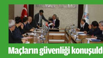 MA&Ccedil;LARIN G&Uuml;VENLİĞİ KONUŞULDU