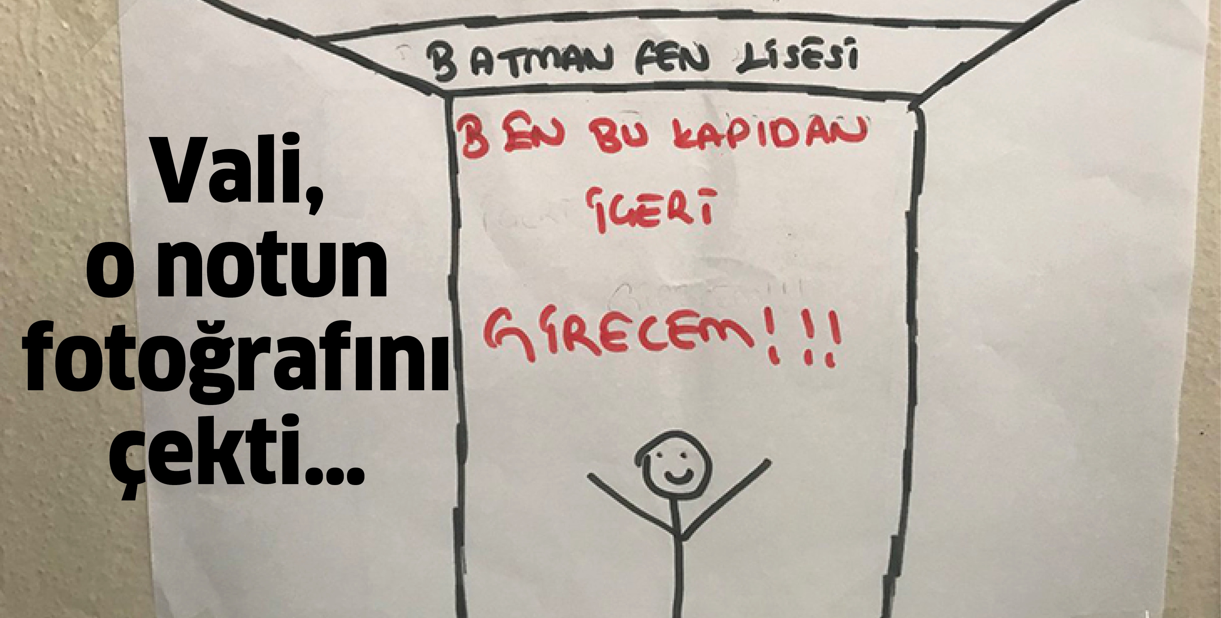 VALİ, O NOTUN FOTOĞRAFINI &Ccedil;EKTİ&hellip;