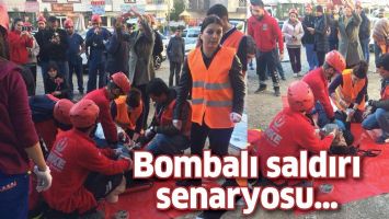Bombalı saldırı senaryosu&hellip;