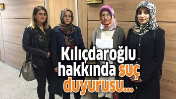 Kılı&ccedil;daroğlu hakkında su&ccedil; duyurusu&hellip;