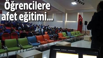 &Ouml;ğrencilere afet eğitimi&hellip;