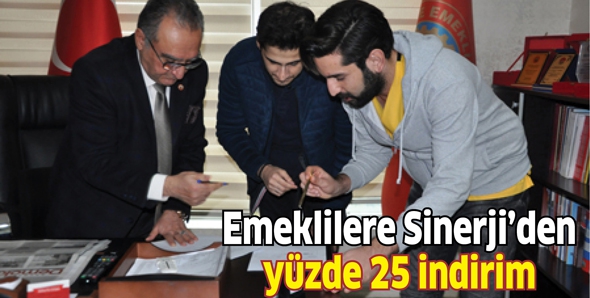 Emeklilere Sinerji&rsquo;den y&uuml;zde 25 indirim