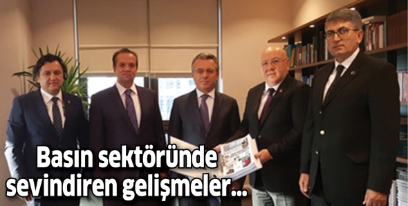 Basın sekt&ouml;r&uuml;nde sevindiren gelişmeler&hellip;