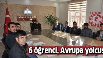 6 &ouml;ğrenci, Avrupa yolcusu&hellip;