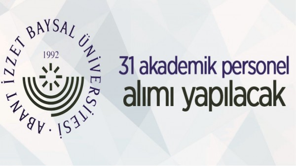 31 &Ouml;ĞRETİM &Uuml;YESİ ALINACAK