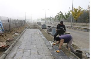 Bulvara kaldırım ayarı&hellip;