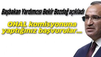 BAŞBAKAN YARDIMCISI BEKİR BOZDAĞ A&Ccedil;IKLADI