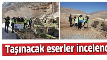 TAŞINACAK ESERLER İNCELENDİ