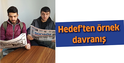 HEDEF&rsquo;TEN &Ouml;RNEK DAVRANIŞ